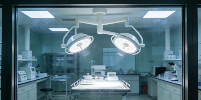 现代化基因检测实验室内部，技术