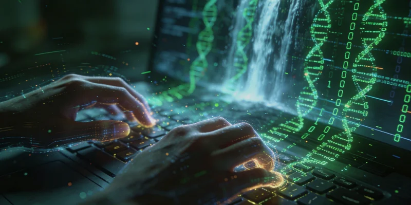 电脑屏幕上显示着mNGS检测生