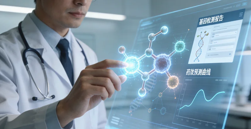 高科技基因测序仪在进行数据分析