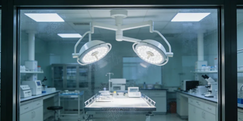 专业人员在生物安全柜内进行样本