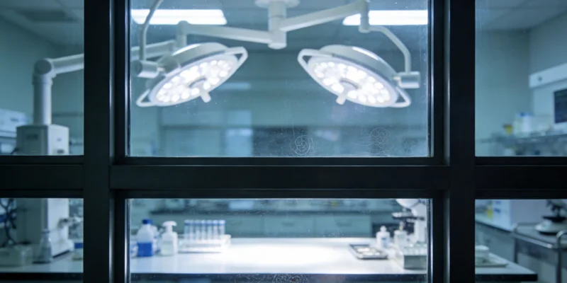 一位穿着专业防护服的工作人员正