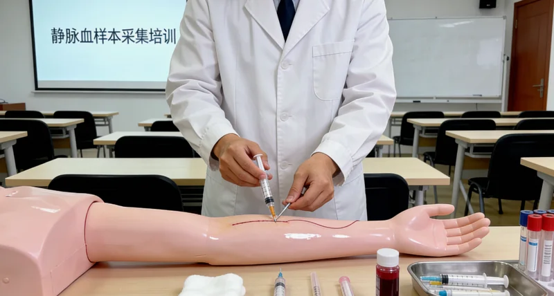 鞍山护士为患者进行基因检测静脉