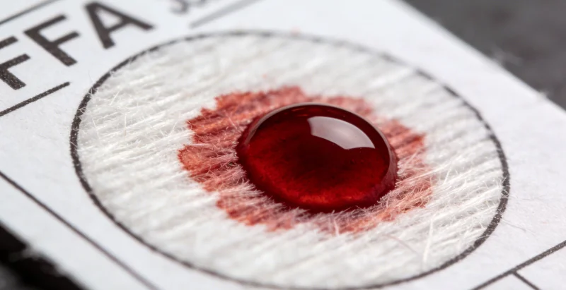 护士正在为受检者规范采集咽拭子