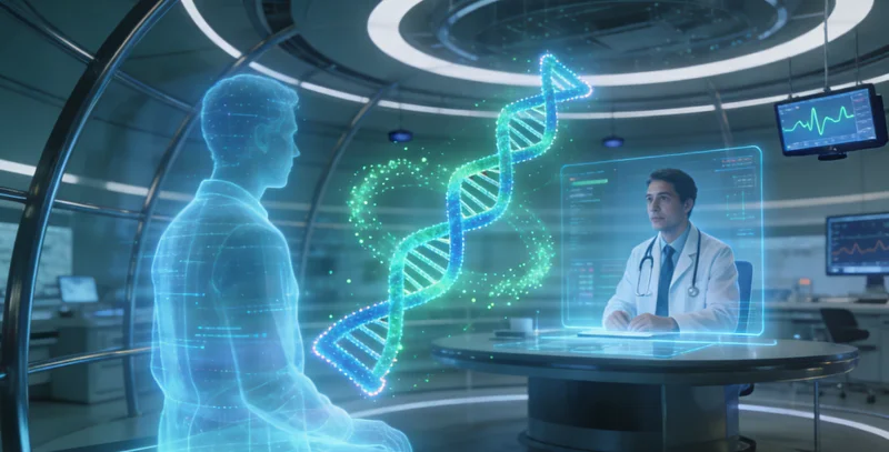 盘锦家庭共同查看基因检测报告并