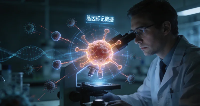 玉林市民在医院进行基因检测采样