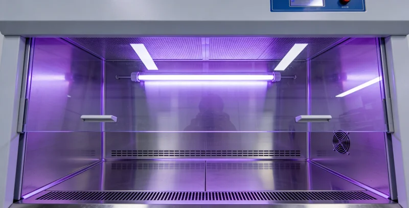 电脑屏幕上显示复杂的基因数据图