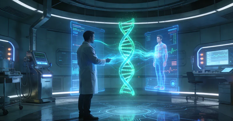 象征希望与未来的医疗科技概念图