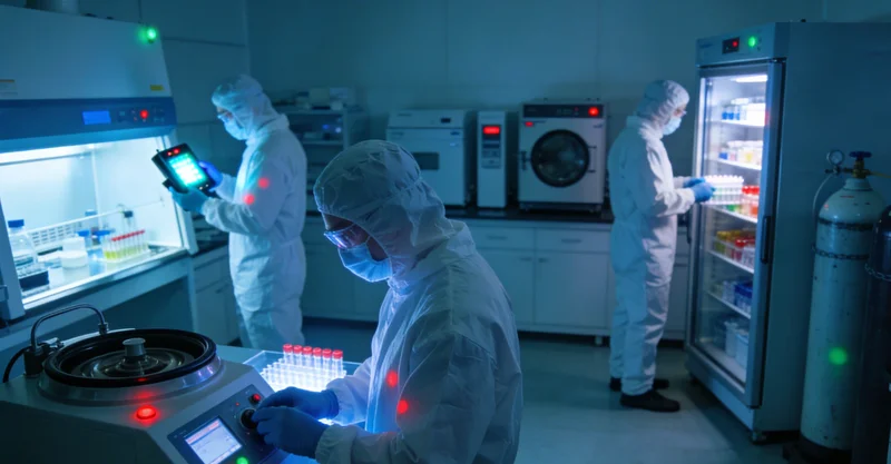 示意图展示传统培养与基因检测流