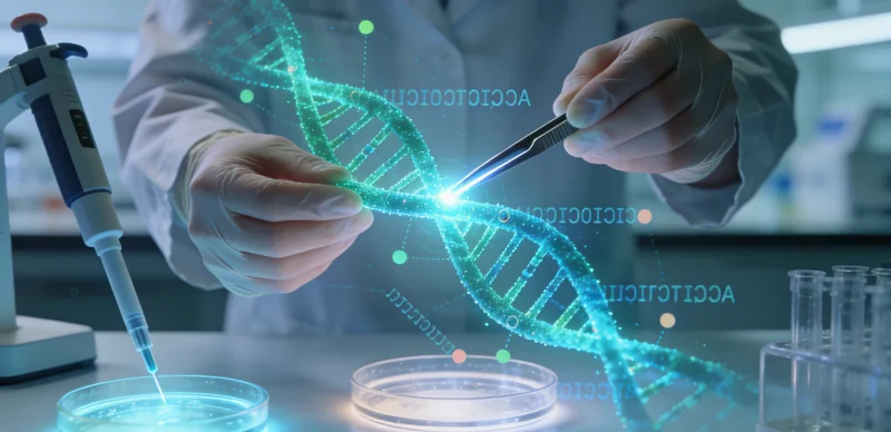 甘南患者在医院进行遗传咨询场景