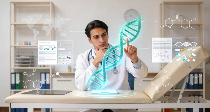 乐陵患者与医生共同查看检测报告