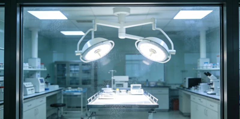 科研人员正在操作精密的PCR基