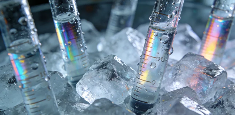 医生在显微镜下观察检验样本