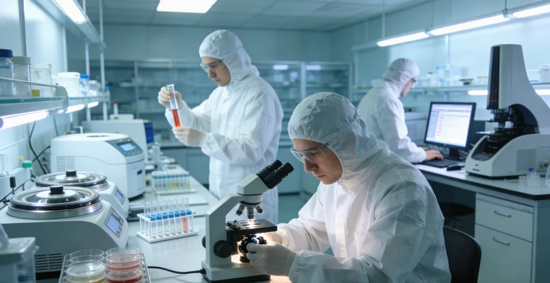 万核基因检测报告示例图，展示清