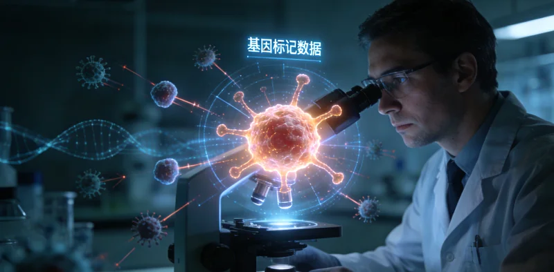 专业实验室进行高通量基因测序分