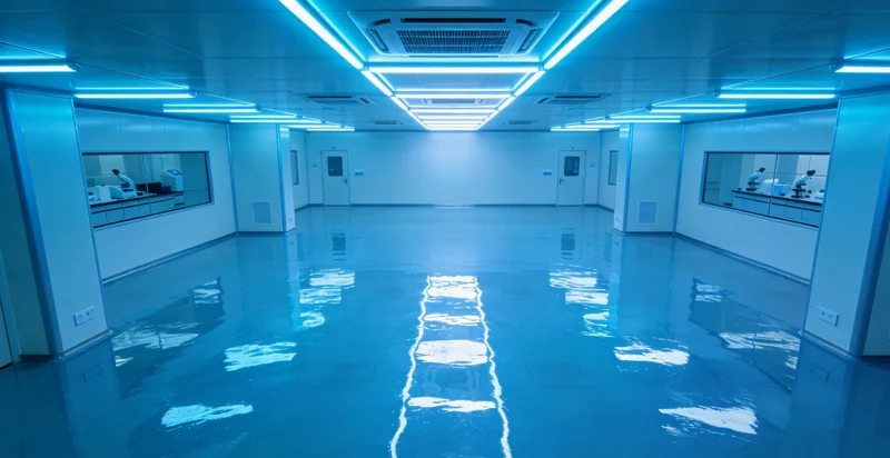 专业实验室人员操作精密检测仪器