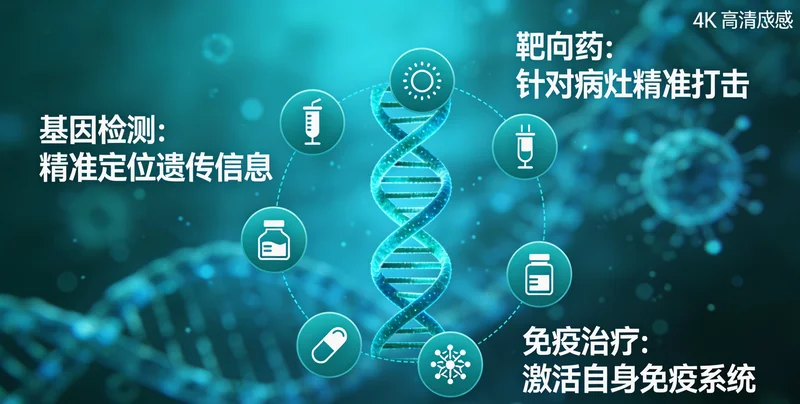 巴州未来医疗与基因科技概念图