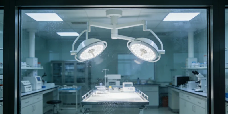 专业基因检测实验室内部，技术人