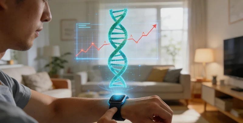 南平家庭共同查看基因检测报告并