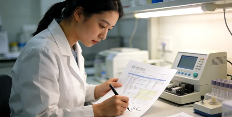 深圳医生与患者家庭共同查看基因