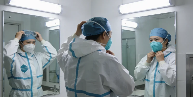 摆放在桌面的隐私保护型自采样套