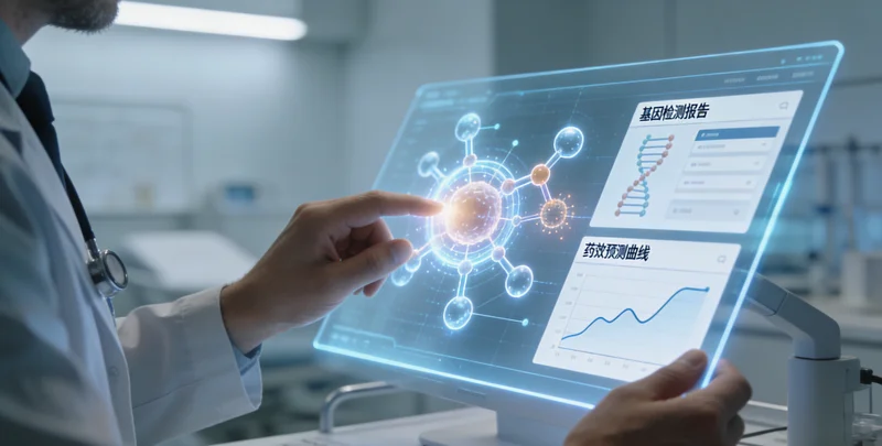 深圳医生与患者讨论肺癌基因检测