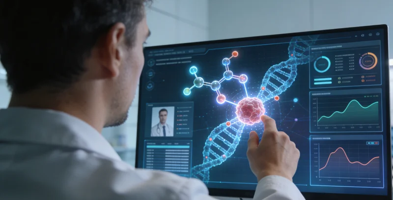 上饶家庭与医生共同查看基因检测