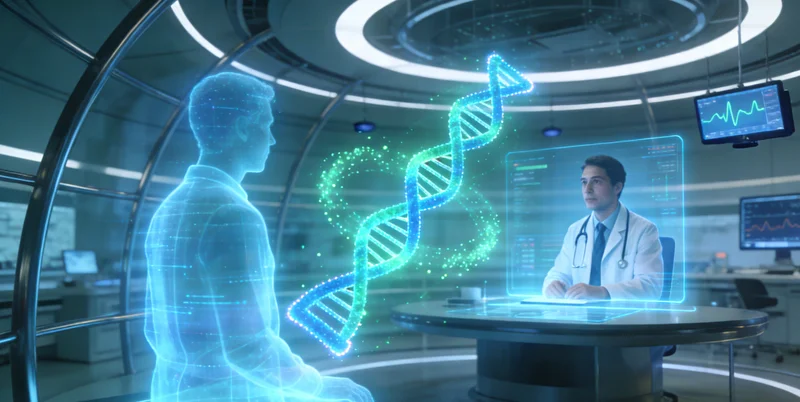 定西遗传咨询师在诊室为家庭讲解