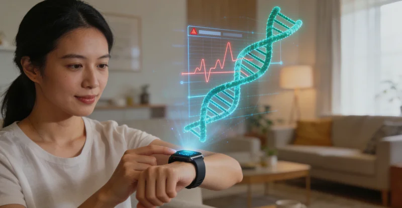 南宁市民在医院进行基因检测静脉