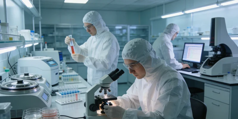 STD基因检测原理示意图,展示