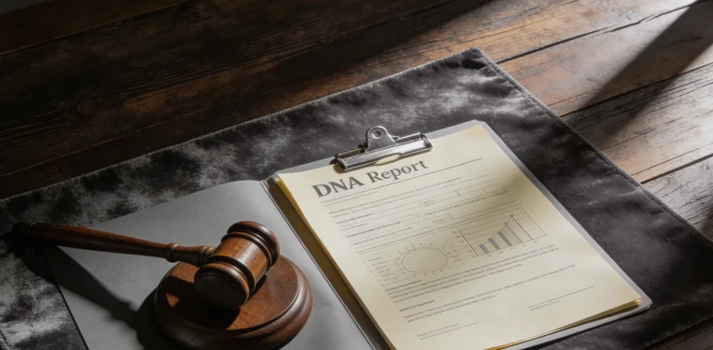 医生正在向咨询者解读检测报告并