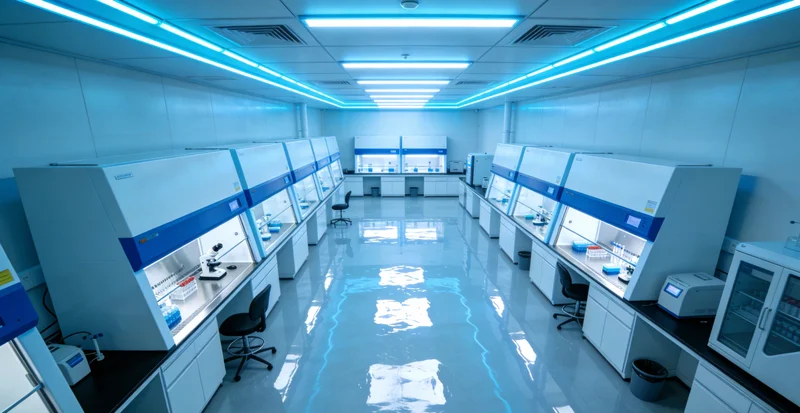 高科技基因测序仪正在运行，屏幕