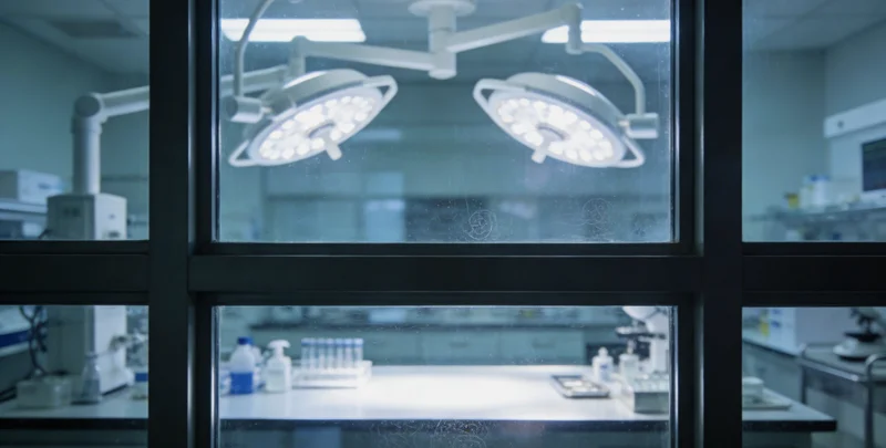 实验室内部,技术人员正在操作先