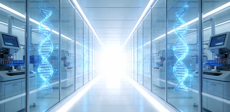 医生正在向咨询者讲解检测报告,