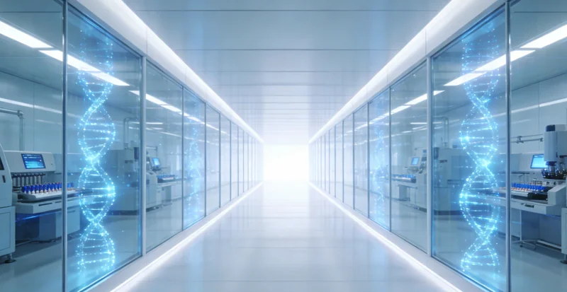 医生正在向咨询者讲解检测报告，