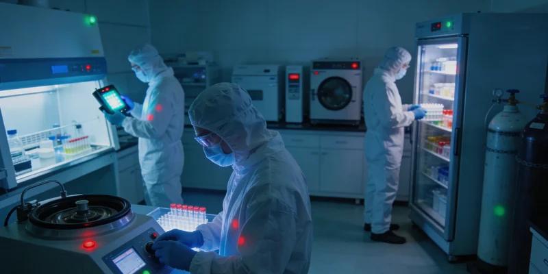 万核基因在贵阳的实验室内部,技