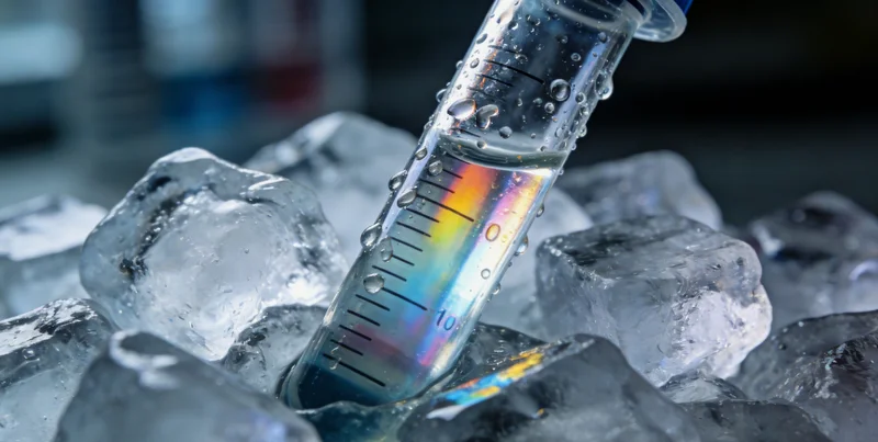 专业人员在生物安全柜内处理检测