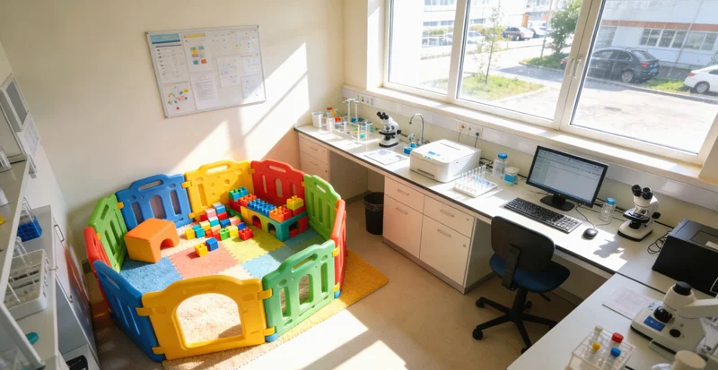 象征不同医疗检测机构的对比选择