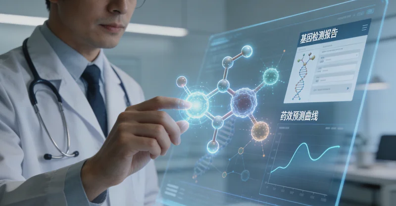 江门医生与家庭共同查看基因检测