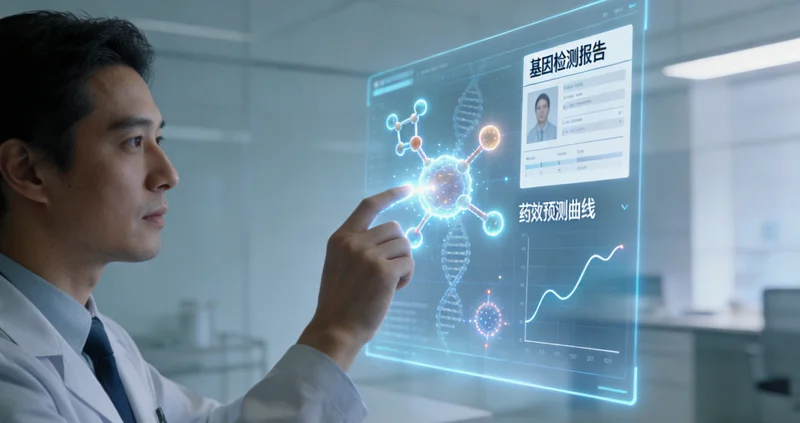 鄂州护士为小朋友进行无创基因采