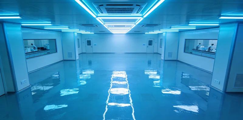 实验室内，专业人员正在处理检测