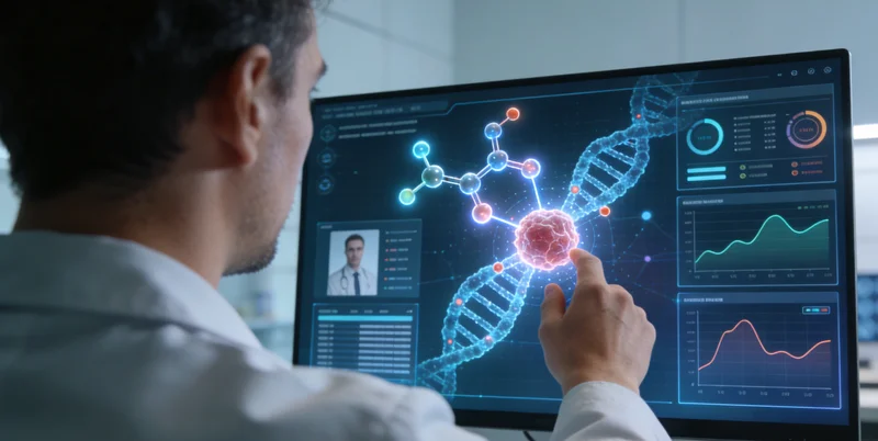 临沂家庭查看基因检测报告并与医