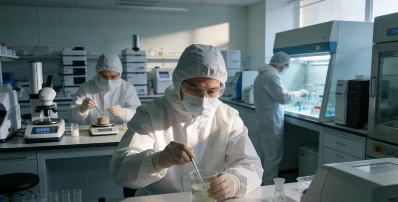 一位医生正在分析患者的检测报告