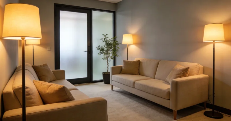 医生在诊室内,手指检测报告,正