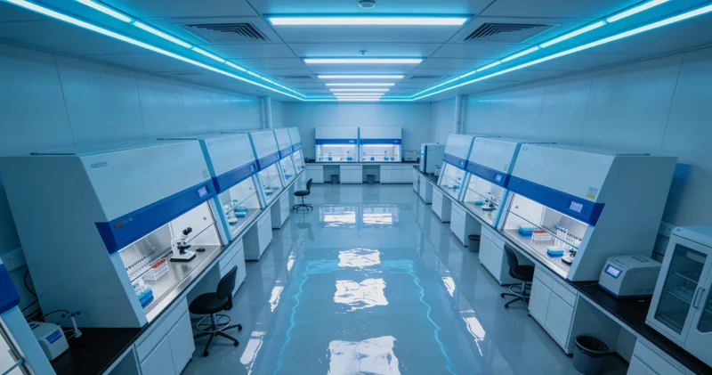 医生分析肺部影像与实验室检测工