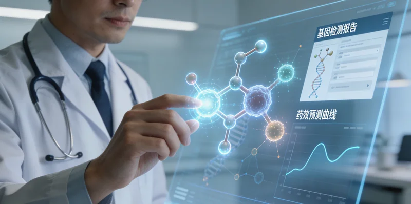 菏泽市民在医院进行遗传咨询场景