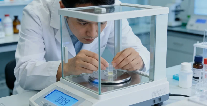 基因测序实验室高科技仪器工作场