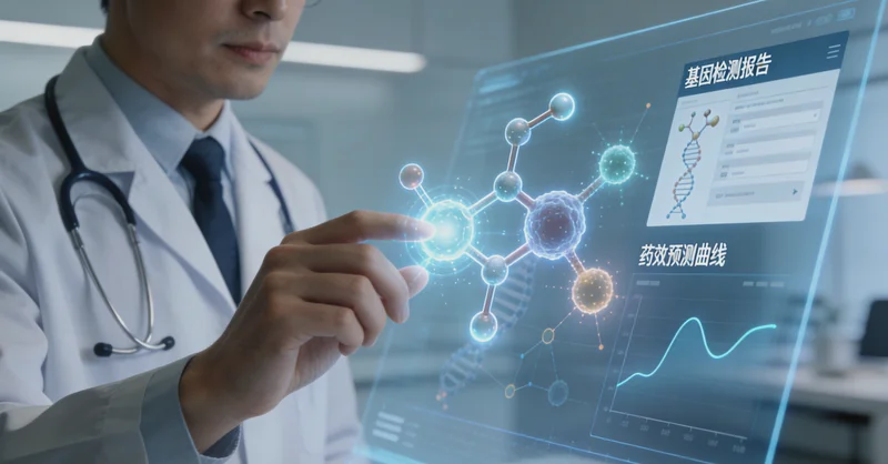 BRCA基因测序原理科学示意图