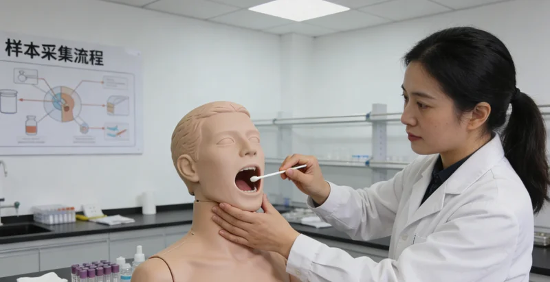 海口医疗场所进行无创口腔拭子采