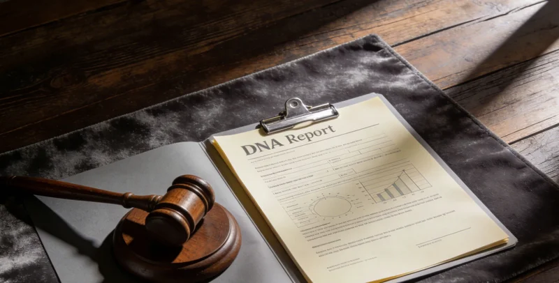 一位中年女性在查看健康管理报告