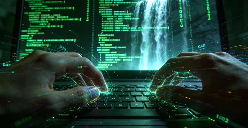 专业人员在进行基因数据分析和临